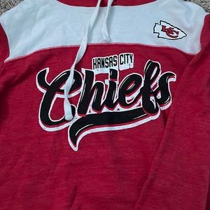 kansas city chiefs red and white hoodie